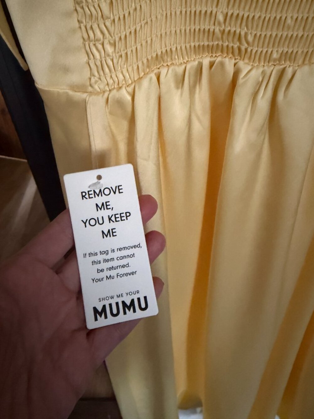 Show Me Your MuMu Butter Yellow Sleeveless Bridesmaid Dress - Picture 11 of 16